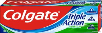 Зубная паста Colgate Triple Action Тройное действие 100 мл