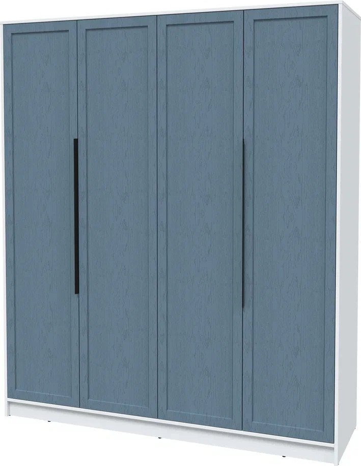 

Шкаф распашной Интерлиния Концепт Тренд КТ-Ш4 (белый платинум/дуб лазурный)