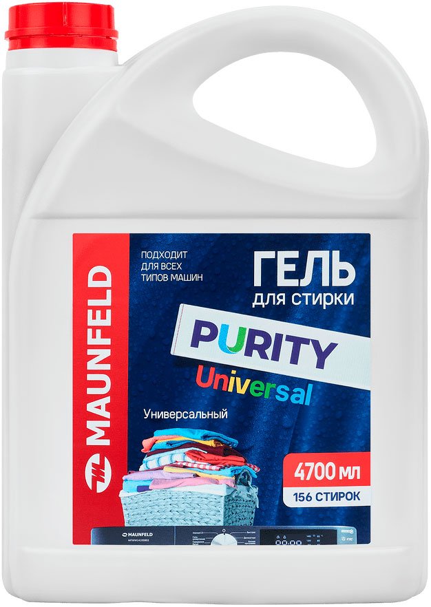 

Гель для стирки MAUNFELD Purity Universal MWL4700PU 4.7 л