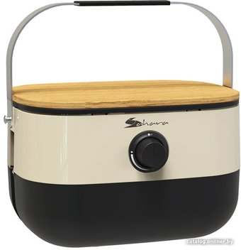 Портативный газовый гриль Sahara Mini BBQ (кремовый)