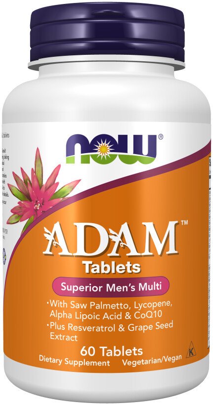 Комплекс Now Foods Adam Tabs (60 таблеток)