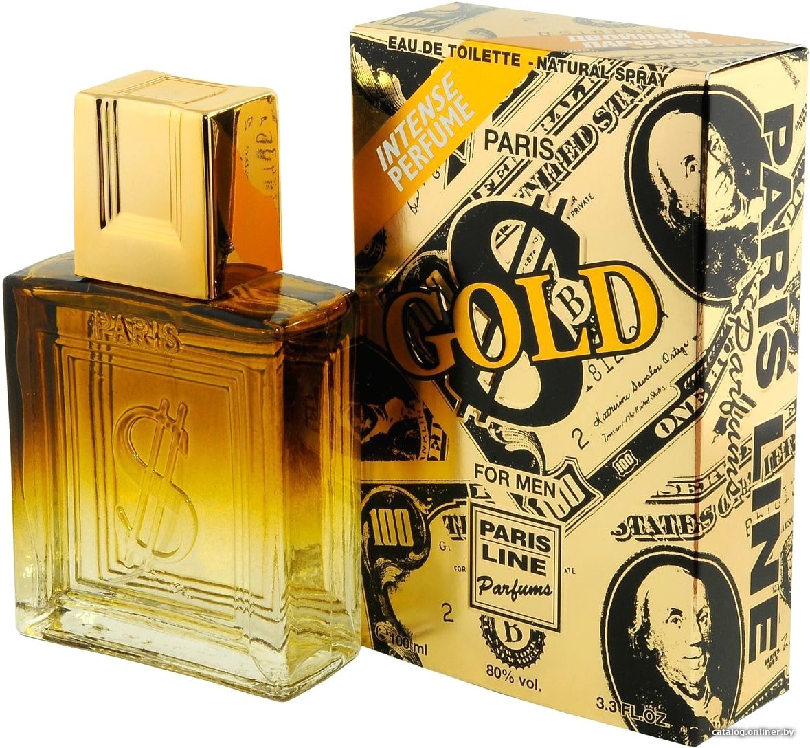 Туалетная вода Paris Line Dollar Gold EdT 100 мл