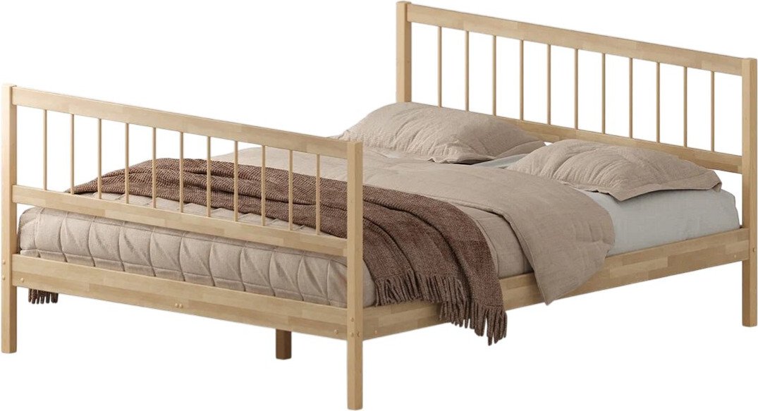 

Кровать Домаклево Лето 160x190+В4+В4 (натуральный)