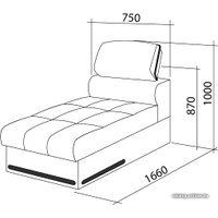 Модульный диван ПетраМебель Айпетри Люкс (модульный)