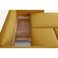 Угловой диван Divan Нордика мини Velvet Yellow 264430 (желтый)