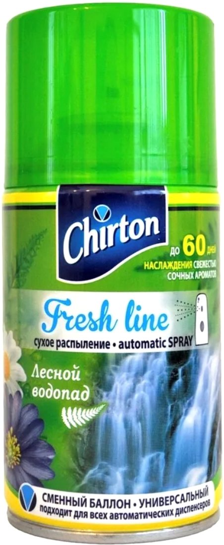 

Сменный блок для освежителя воздуха Chirton Фреш Лайн Лесной водопад (250 мл)