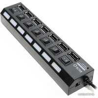 USB-хаб 5bites HB27-203PBK
