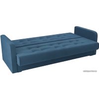 Диван Лига диванов Надежда 103072 (велюр, голубой)