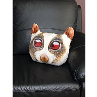 Декоративная подушка Matex Animals Лорис 15-987 (белый/коричневый)