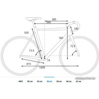 Велосипед Cube Attain SL р.56 2022 (серый)