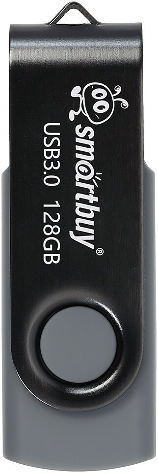 USB Flash SmartBuy Twist USB 3.0 128GB (черный/серый)
