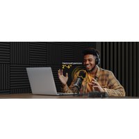 Проводной микрофон Maono PD100X (черный)