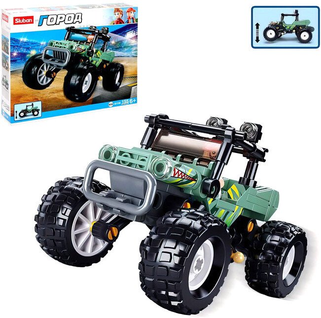 

Конструктор Sluban Город. Джип бигфут M38-B1106 9590250