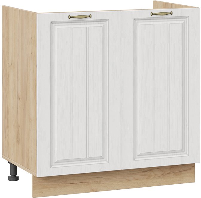 

Шкаф напольный Трия Лина 1Н8М (дуб крафт золотой/белый)