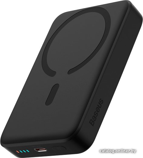 Внешний аккумулятор Baseus Magnetic Mini Wireless Fast Charge Power Bank 30W 10000mAh (черный)