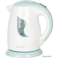 Электрический чайник Energy E-209 (белый/голубой)