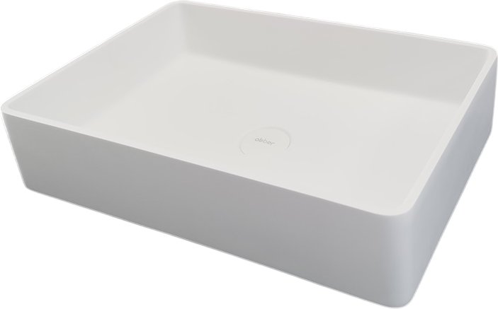 

Умывальник Abber Stein AS2634 (белый матовый)