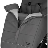 Коляска прогулочная «книга» Indigo Wind (темно-серый)