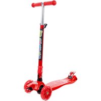 Двухколесный детский самокат Полесье Со складной ручкой 0072C 94407 (красный)