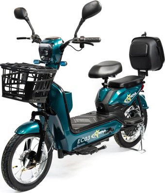 Электроскутер NOVA EC03 (зеленый, без цепи)
