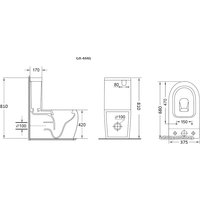 Унитаз напольный Grossman GR-4446S