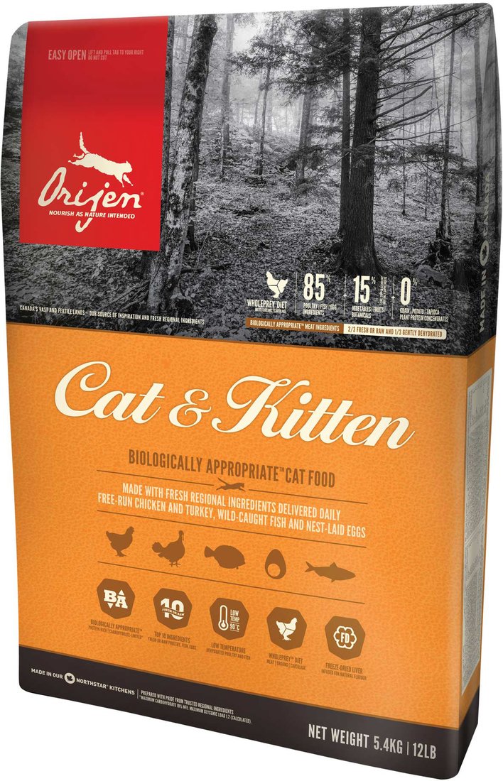 

Сухой корм для кошек Orijen Cat & Kitten 0.34 кг