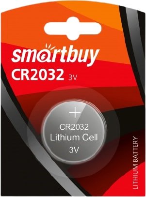Батарейка SmartBuy Lithium CR2032 1 шт. SBBL-2032-1B