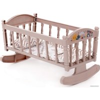 Кроватка для кукол Полесье Кроватка-качалка №4 54446