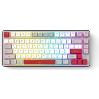 Клавиатура Ritmix RKB-681BL (серый/белый)