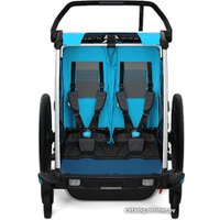 Детский велоприцеп Thule Chariot Cross 2 (Thule Blue/Poseidon)