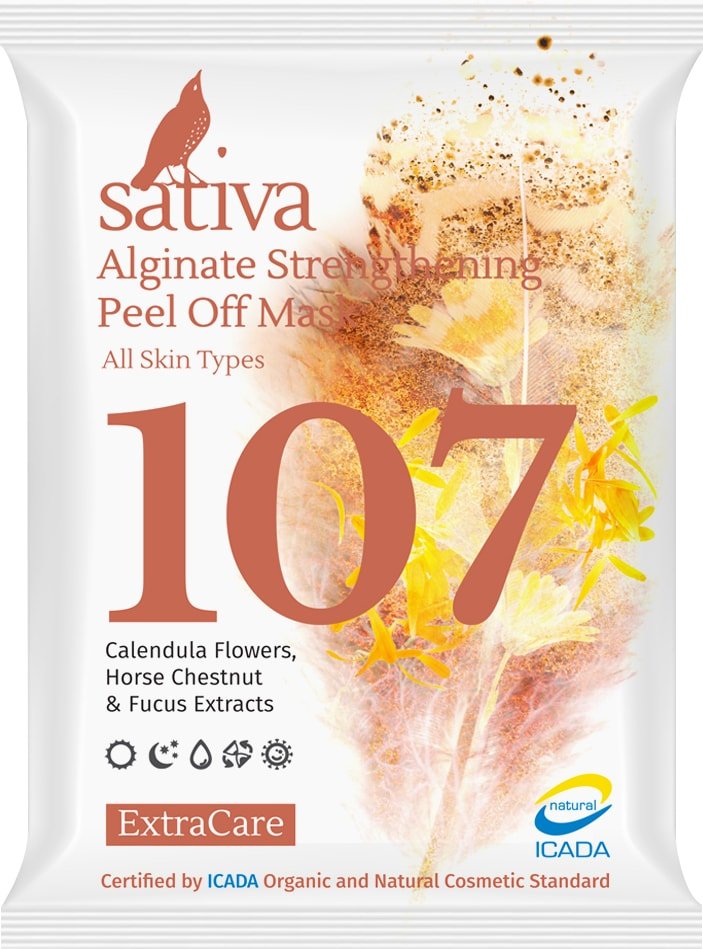 

Sativa Маска для лица сухая Укрепляющая №107