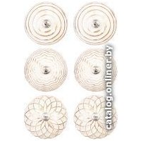 Елочная игрушка Elan Gallery Винтажные 970088 (шампань с эффектом старины)