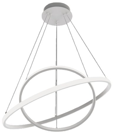 

Подвесная люстра In Home Estetika Ring-95RC-2WH 4690612062495