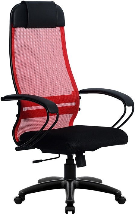 

Офисное кресло Metta SU-1-BP Комплект 11, Pl тр/сечен (резиновые ролики, красный)