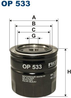

Масляный фильтр Filtron OP 533