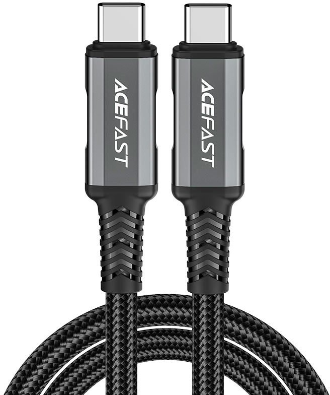 

Кабель AceFast C1-09 USB Type-C - USB Type-C (1 м, черный)