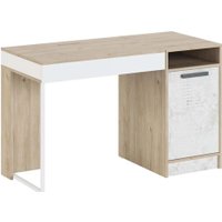 Офисный стол Алисия Алиса мод. 4 (гикори джексон/спринт/белый)