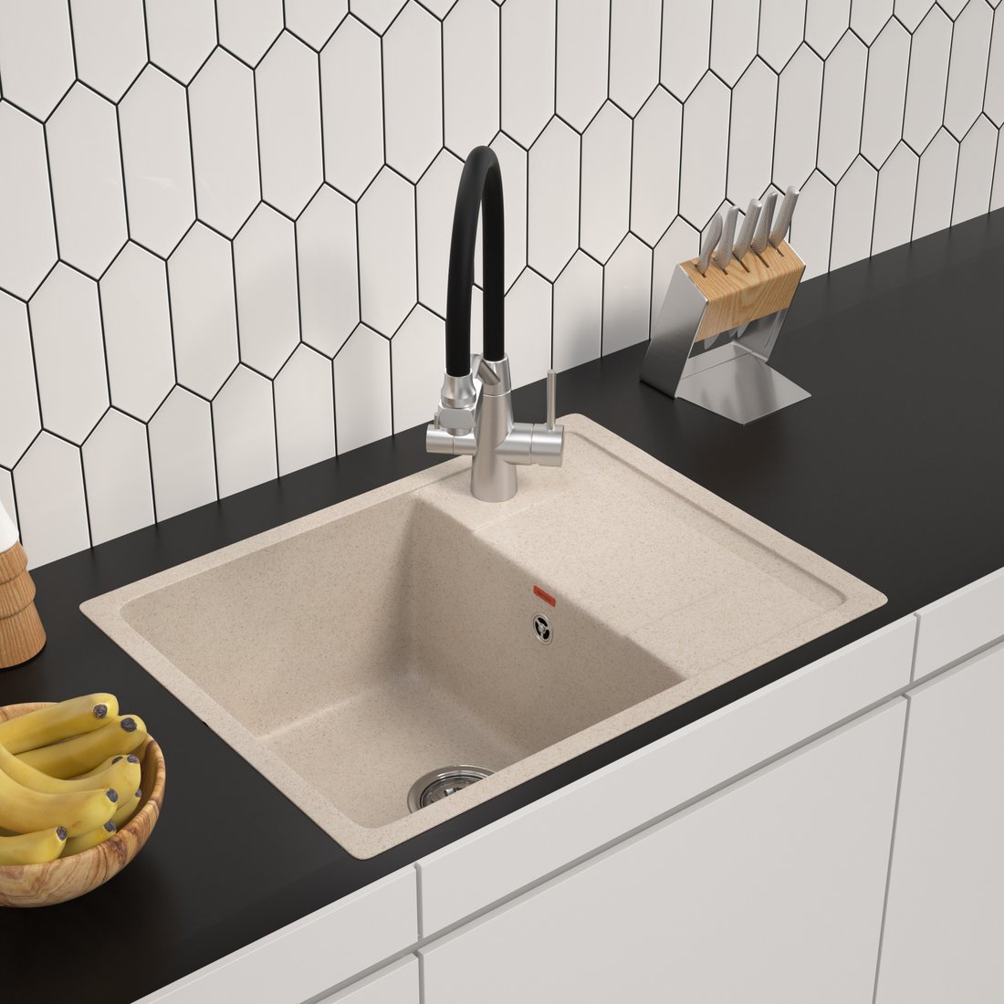 

Кухонная мойка ARFEKA Zia (бежевый)