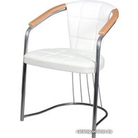 Стул с подлокотниками СоюзРегионПоставка Соната-Комфорт СРП-018К (экотекс 3002/подлокотники бук)