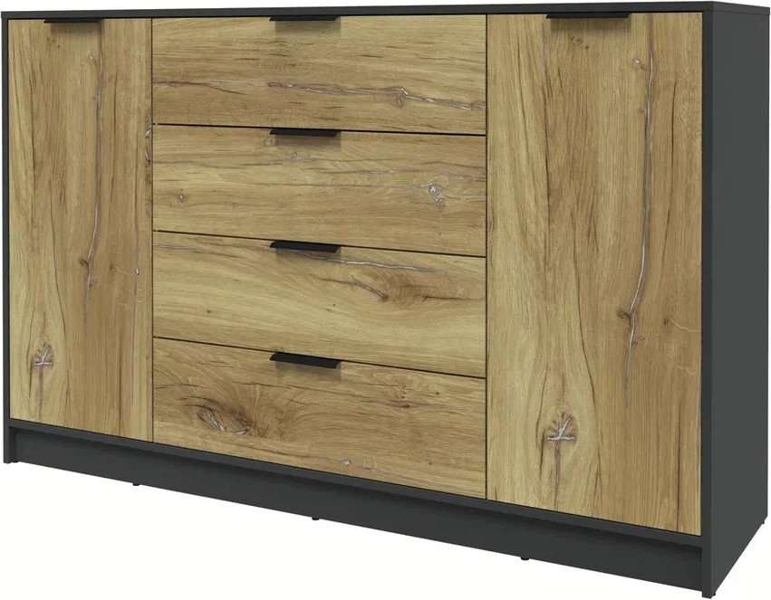 

Тумба Интерлиния Концепт КТ-Т160 (дуб нокс/антрацит)