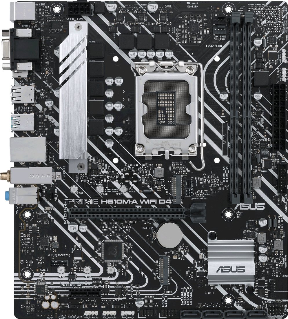 

Материнская плата ASUS Prime H610M-A WiFi D4