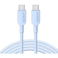 Кабель Anker 310 A81E1 USB Type-C - USB Type-C 60W (0.9 м, голубой)