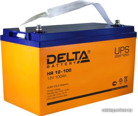 Аккумулятор для ИБП Delta HR 12-100 (12В/100 А·ч)