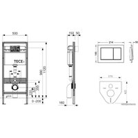 Инсталляция для унитаза Tece 9.400.006
