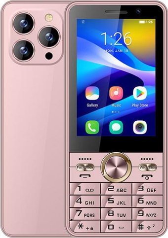 Кнопочный телефон Uniwa XS17 (розовый)