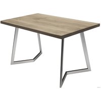 Кухонный стол Buro7 Уиллис 150 (классика, дуб беленый/серебро)