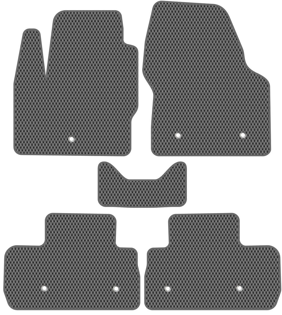 

Комплект ковриков для авто Alicosta Land Rover Freelander II (suv / L359) 2010 - 2014 (серый, ромб)