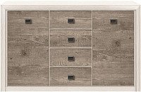 Тумба Black Red White Коен KOM2D4S (ясень снежный/сосна натуральная)