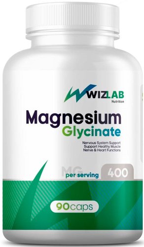 Витамины, минералы WizLab Nutrition Magnesium Glycinate 400 mg