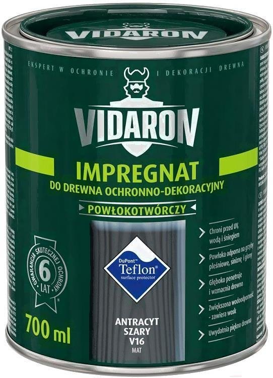 

Пропитка Vidaron Impregnant V16 0.7 л (антрацит)